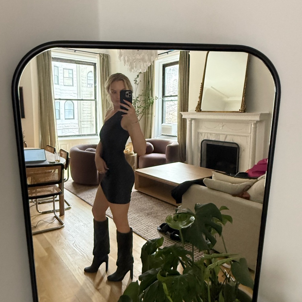 NBD Black and Silver Dress